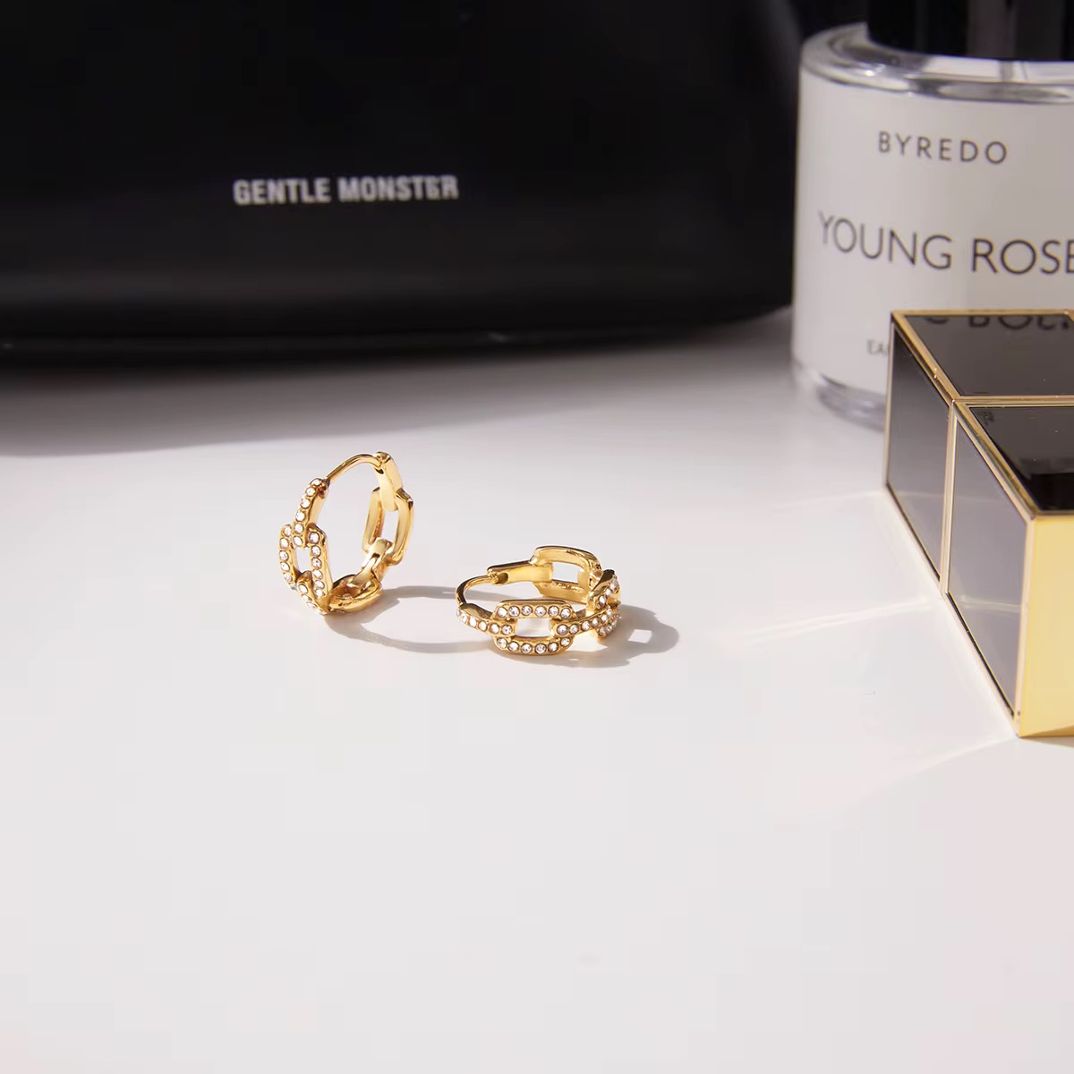 Boucle d’oreille perle